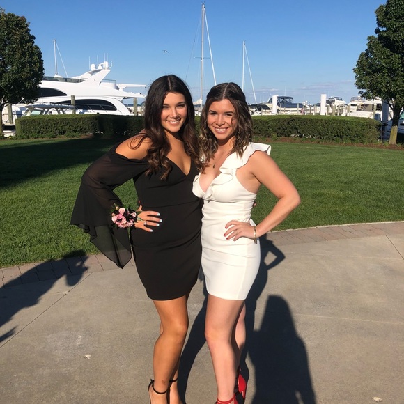 Bcbg Black Mini Dress - Picture 4 of 6